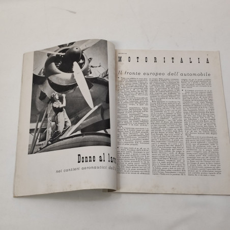 Rivista Motoritalia Giugno 1941 XIX restauri in IV di copertina