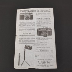 CLOSTER foglio ve,ina con prodotti fotografici