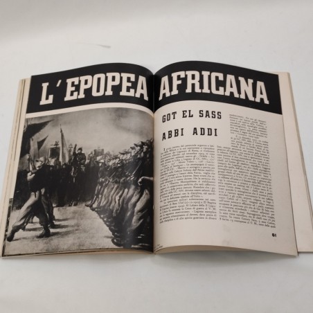 Libro fascista M.V.S.N. XV Annuale, manca la copertina