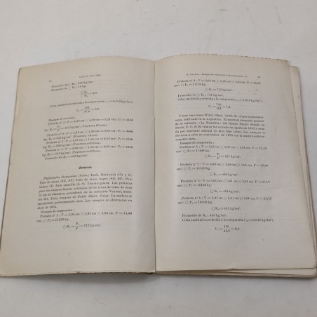 Libro: Resultados Preliminares de Ensayos de esistencia a la compresion 1839