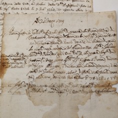 Lotto di 14 documenti famiglia Nasalli Rocca periodo dal tardo 700 al 1946 2