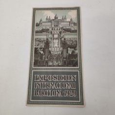 Opuscolo Esposizione Internazionale di Barcellona 1929