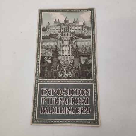 Opuscolo Esposizione Internazionale di Barcellona 1929