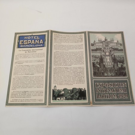 Opuscolo Esposizione Internazionale di Barcellona 1929