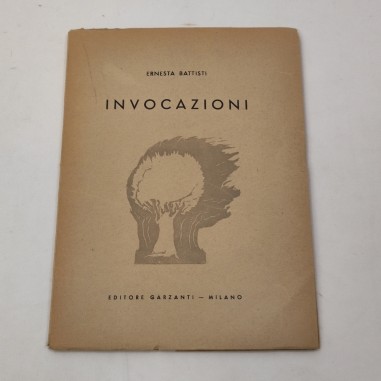 Ernesta Battisti INVOCAZIONI 1946 libro numerato copia 253