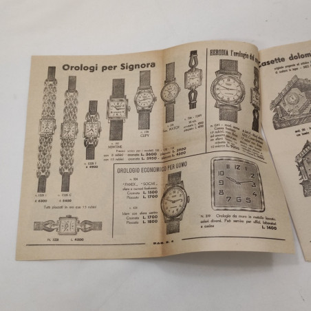 Catalogo vendita corrispondenza ditta BECO anno 1955 n° 158