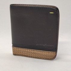 FOLIO Portafoglio Pininfarina in nappa e legno di noce 8 carte credito nuovo