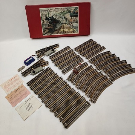 Marklin Set SK 846/4J  Anni '50 loco vapore carrozze e binari sc. H0