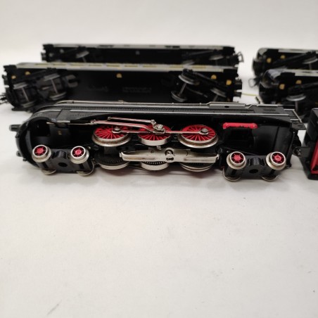 Marklin Set SK 846/4J  Anni '50 loco vapore carrozze e binari sc. H0