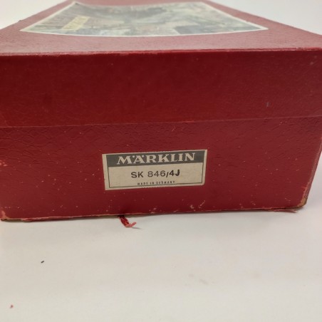 Marklin Set SK 846/4J  Anni '50 loco vapore carrozze e binari sc. H0