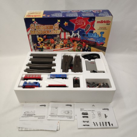 Marklin Circo Mondolino Set loco con binari e addon completi. 12 pezzi