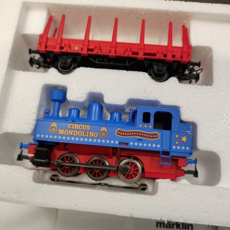 Marklin Circo Mondolino Set loco con binari e addon completi. 12 pezzi