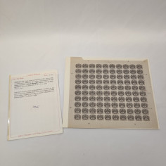1946 - Vaticano Segnatasse 20 c. nero su violetto pallido, sfondo litografico la