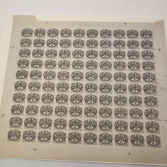 1946 - Vaticano Segnatasse 20 c. nero su violetto pallido, sfondo litografico la 2