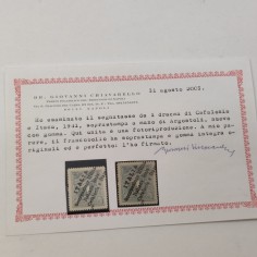 1941 - Cefalonia e Itaca - Segnatasse 1 d. azzurro chiaro. MNH. Sass. 5. Certifi