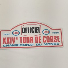 Replica targa commemorativa XXIV tour de course 1980 Championnat du Monde 2