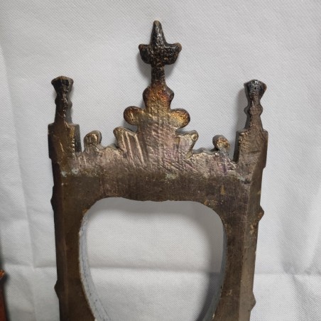 Coppia cornici fine 700 in legno massiccio dipinto