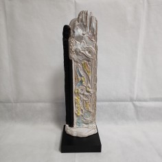 Stele in ceramica Mauro Tampieri allievo Zauli