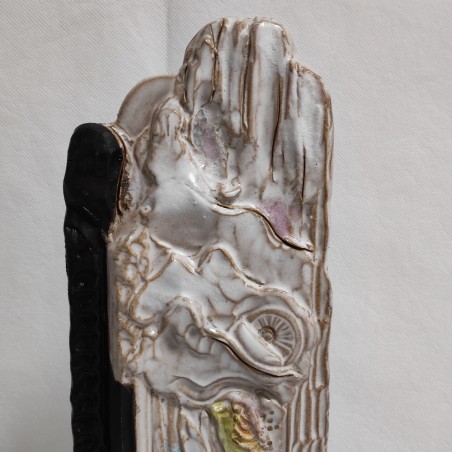 Stele in ceramica Mauro Tampieri allievo Zauli