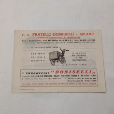 Volantino catalogo Furgoncini Doniselli gamma prodotti