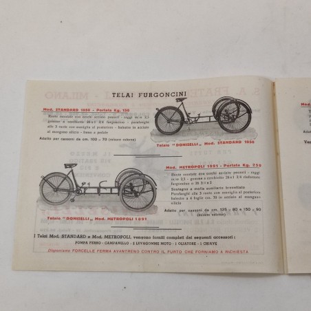 Volantino catalogo Furgoncini Doniselli gamma prodotti