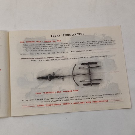 Volantino catalogo Furgoncini Doniselli gamma prodotti