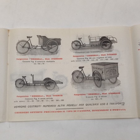 Volantino catalogo Furgoncini Doniselli gamma prodotti
