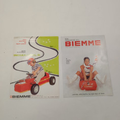Lotto di due cataloghi giocattoli Biemme anni 70
