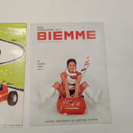 Lotto di due cataloghi giocattoli Biemme anni 70