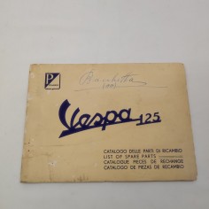 Catalogo parti di ricambio Vespa 125