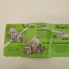 Harley Davidson brochure originale 1951 inglese 2