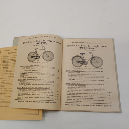 Catalogo biciclette e componenti Franchi anno 1938