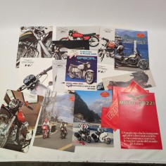 Lotto di 18 brochure Moto Guzzi anni 80 vari modelli e tipi 2