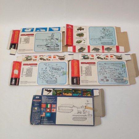 Atllantic - 5 scatole ORIGINALI Carri: 601, 603, 604, 605, 606