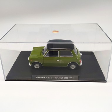 Modellino Die Cast Innocenti Mini Cooper MK3 1300 (1972) sc. 1/24 mai esposto