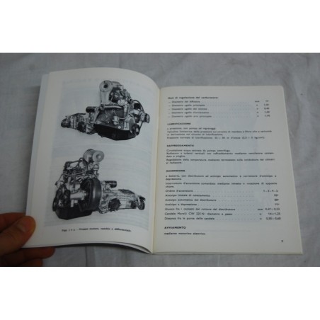 RISTAMPA - LIBRETTO USO MANUTENZIONE FIAT 600 MULTIPLA 7° ED. 1959