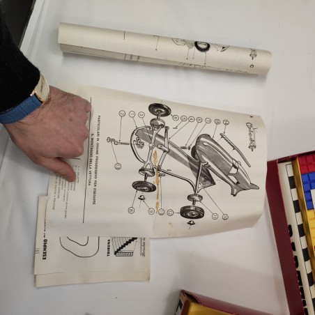 TOGI gioco La Grande Corsa confezione con 4 modellini in metallo anni 60