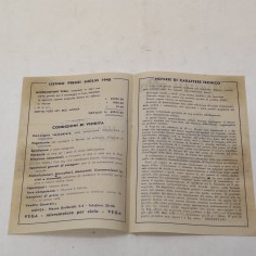 Brochure VEGA micromotore a due tempi per ciclo listino prezzi 1948 2