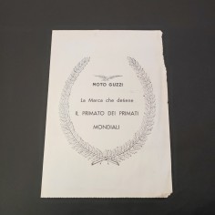 Moto Guzzi brochure corse 1955
