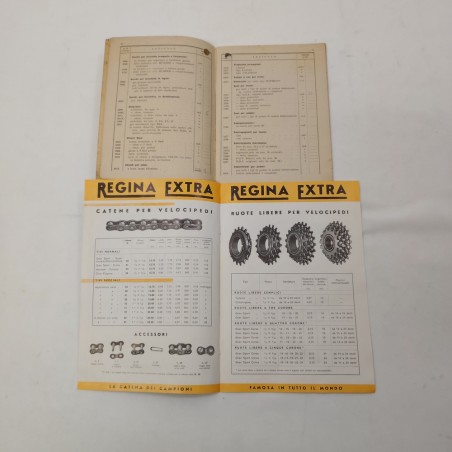 Lotto di 2 ctaloghi catene Regina e listino confidenziale Velox