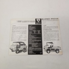 Brochure Ranger Cargo foglio singolo 33x25 cm ondulazioni 2