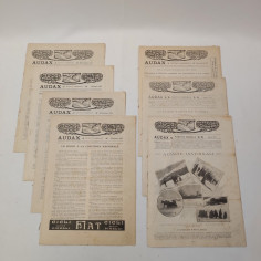 Rivista AUDAX lotto di 7 riviste anni 1910 1911 e 1912 2