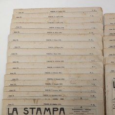 Rivista LA STAMPA SPORTIVA lotto di 35 numeri anno 1912 2