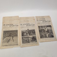 Rivista LA STAMPA SPORTIVA lotto di 17 numeri anno 1911
