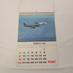 Calendario FIAT anno 1964 condizioni discrete, qualche segno a penna 2