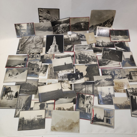 Lotto di circa 60 fotografie originale ex album personale periodo primo 900