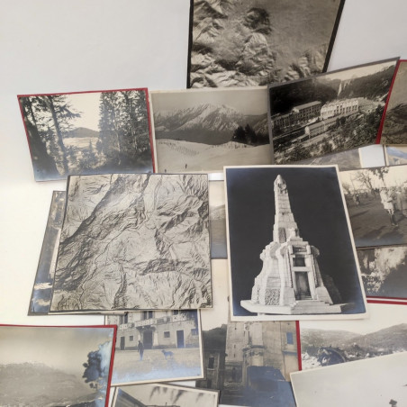 Lotto di circa 60 fotografie originale ex album personale periodo primo 900