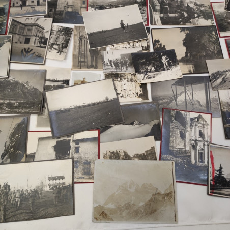 Lotto di circa 60 fotografie originale ex album personale periodo primo 900