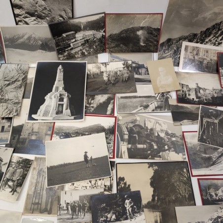 Lotto di circa 60 fotografie originale ex album personale periodo primo 900