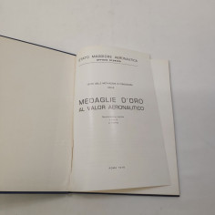 Libro - Testo delle motivazioni medaglie d'oro valore aeronautico - Roma 1978 2